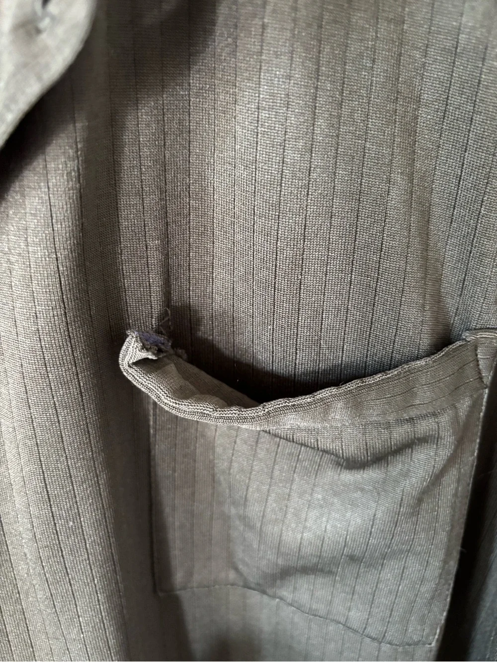 Banana Republic Men's Olive Polo with Chest Pocket